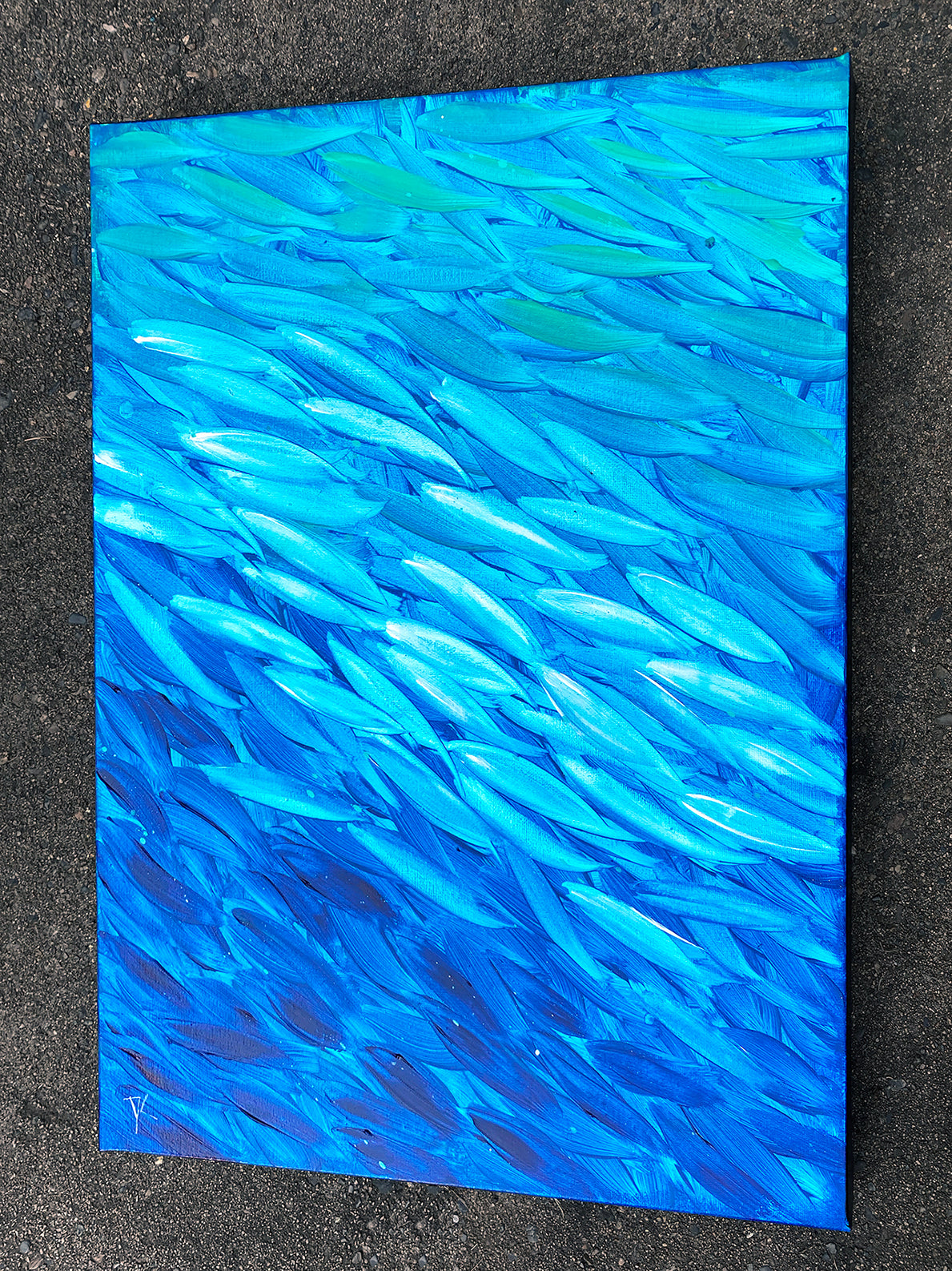 Fish In Blue And Aqua