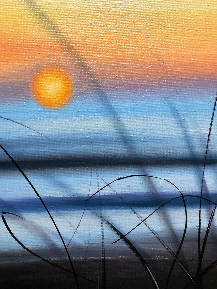 Sunset Through Black Grass